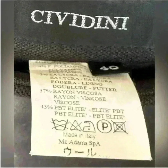 Cividini- Dark Gray Wool Blend Knit Skirt- Size US
Small IT- 40 EUC! - Picture 4 of 5